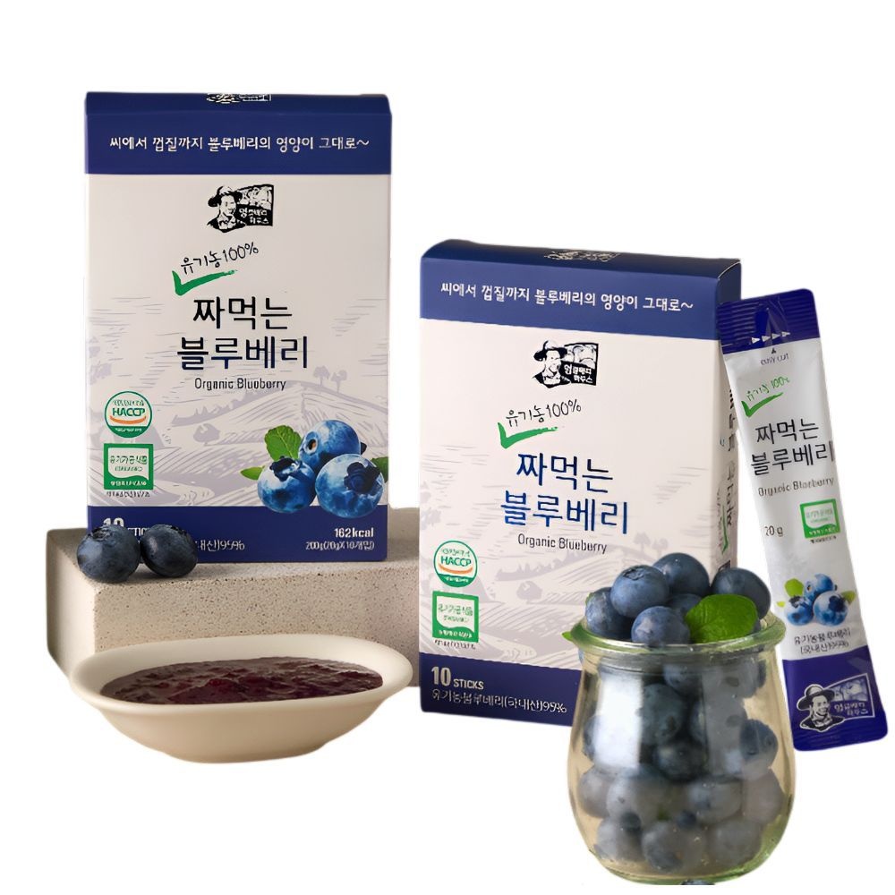 국내산 유기농 짜먹는 블루베리즙 스틱