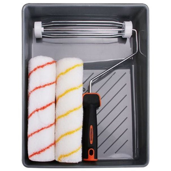 페인팅 롤러 롤러 페인트 페인트용 도색용 도구 부속 인테리어 도구함 트레이 브러쉬 그리기 벽면 셀프