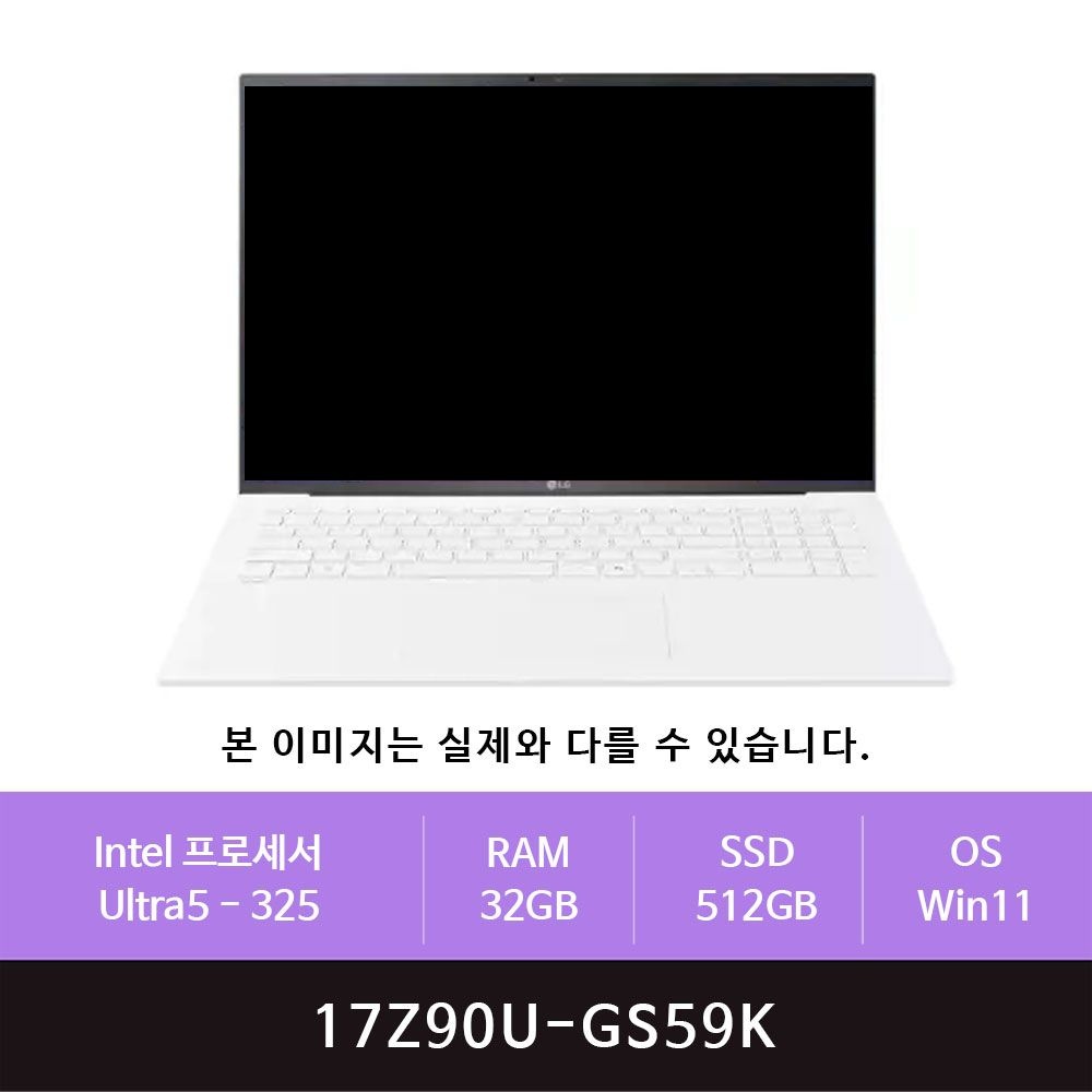 LG전자 LG 그램 프로17 17Z90U-GS59K 512GB교체(zoaa)