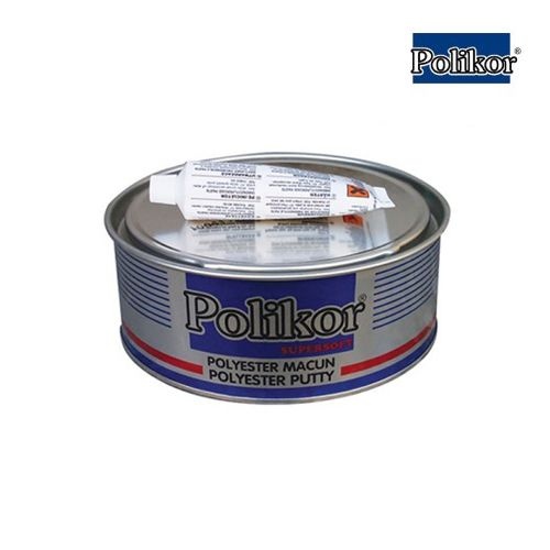 폴리코퍼티(슈퍼소프트) 1kg 아연/판금 퍼티 폴리코 퍼티 - 경화제포함