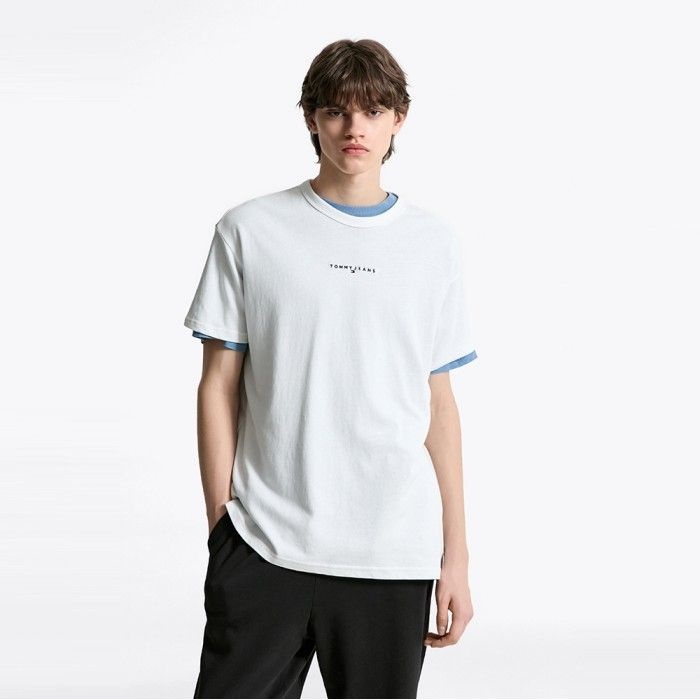[라스트60%][공식] [온라인단독] 리니어 로고 티셔츠 T32F0TTO07SMT4YBR (정상가:49,000원)