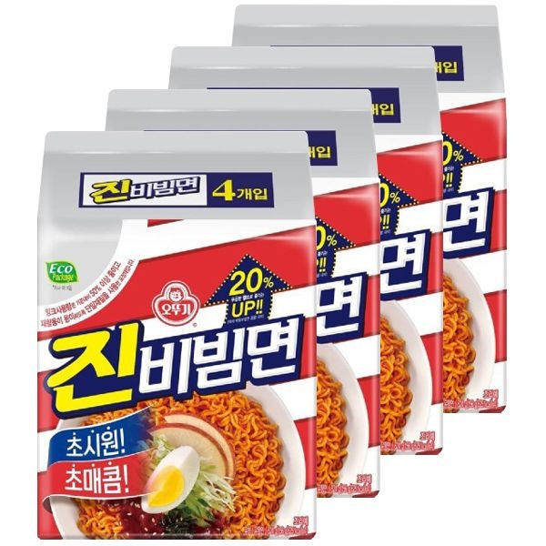 오뚜기 진비빔면 멀티팩(156GX16입)