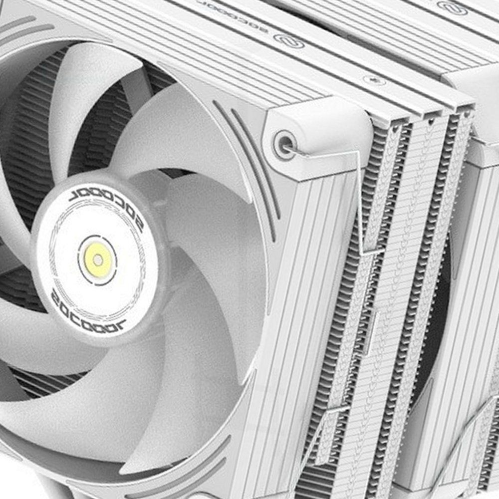 솔더링 공랭 CPU 쿨러 화이트 듀얼 타워 고성능