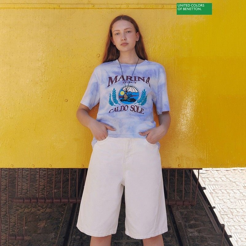 베네통 아울렛 베리티 티셔츠 BATS70431 3382179