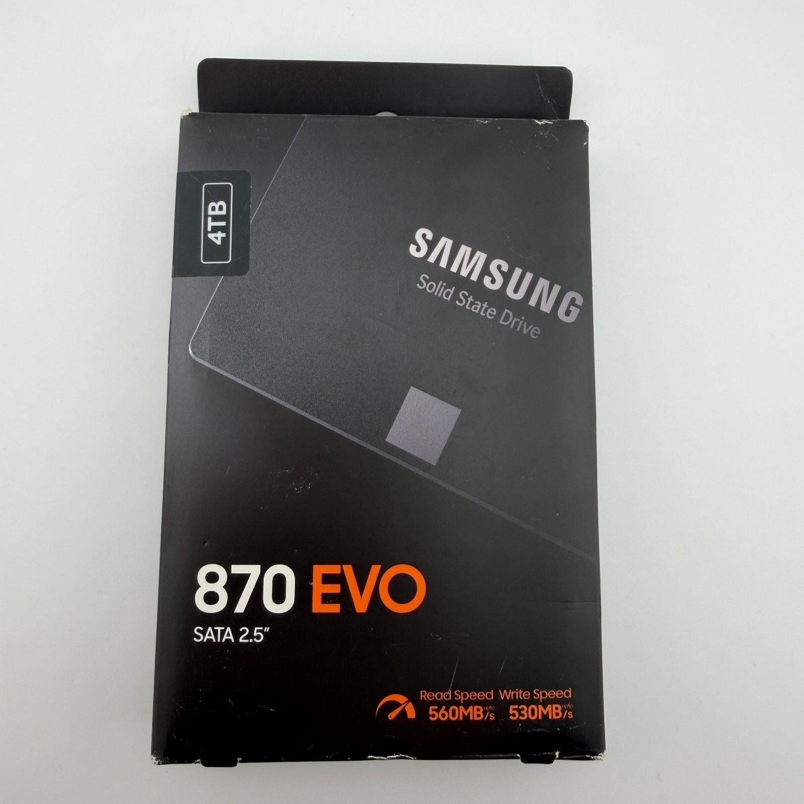 삼성 SAMSUNG [세금포함] [정품] 870 EVO 4TB 2.5 SATA III Internal SSD 솔리드 스테이트 드라이브[세금포함] (MZ-77E4T0B/AM) MZ-77E4