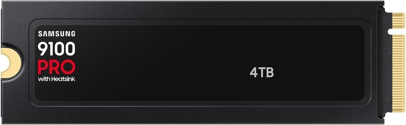 Samsung 삼성 SAMSUNG [세금포함] [정품] SSD 솔리드 스테이트 드라이브[세금포함] 9100 PRO Heatsink 4TB, PCIe 5.0x4 M.2 2280, Seq. Read 스