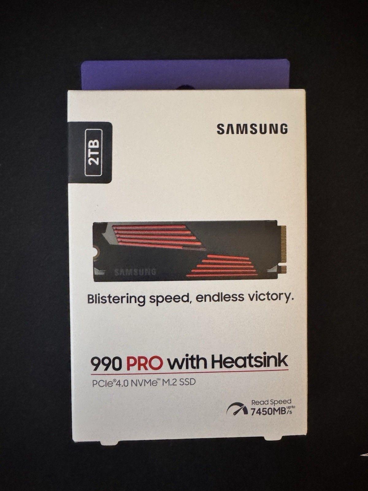 삼성 SAMSUNG [세금포함] [정품] 990 PRO Heatsink M.2 PCIe 4.0 NVMe SSD 솔리드 스테이트 드라이브[세금포함] 2TB 7450MB/s 3394753 3
