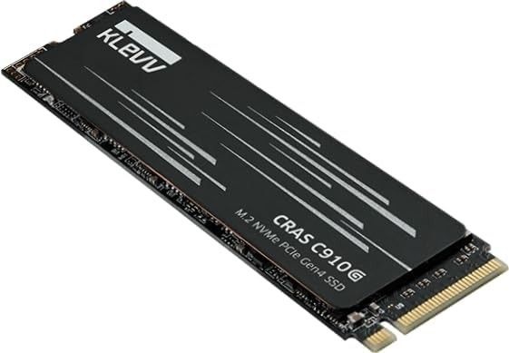 KLEVV CRAS C910G 1TB PCIe Gen4 NVMe M.2 2280 SSD 솔리드 스테이트 드라이브[세금포함] [정품] w/ Heatsink Up to 5000MB/s K01TBM2SP0-10G