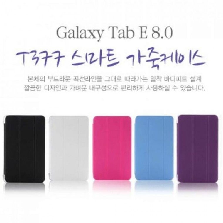 퓨어캣 스마트가죽 케이스  SM-T380T385  갤럭시 탭A 8.0(2017)