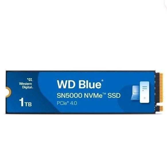 Western Digital 웨스턴 디지털 WD 블루 1TB SN5000 NVMe PCIe Gen 4.0 M.2 2280 Internal SSD 솔리드 스테이트 드라이브[세금포함] [정품] 3393915 38