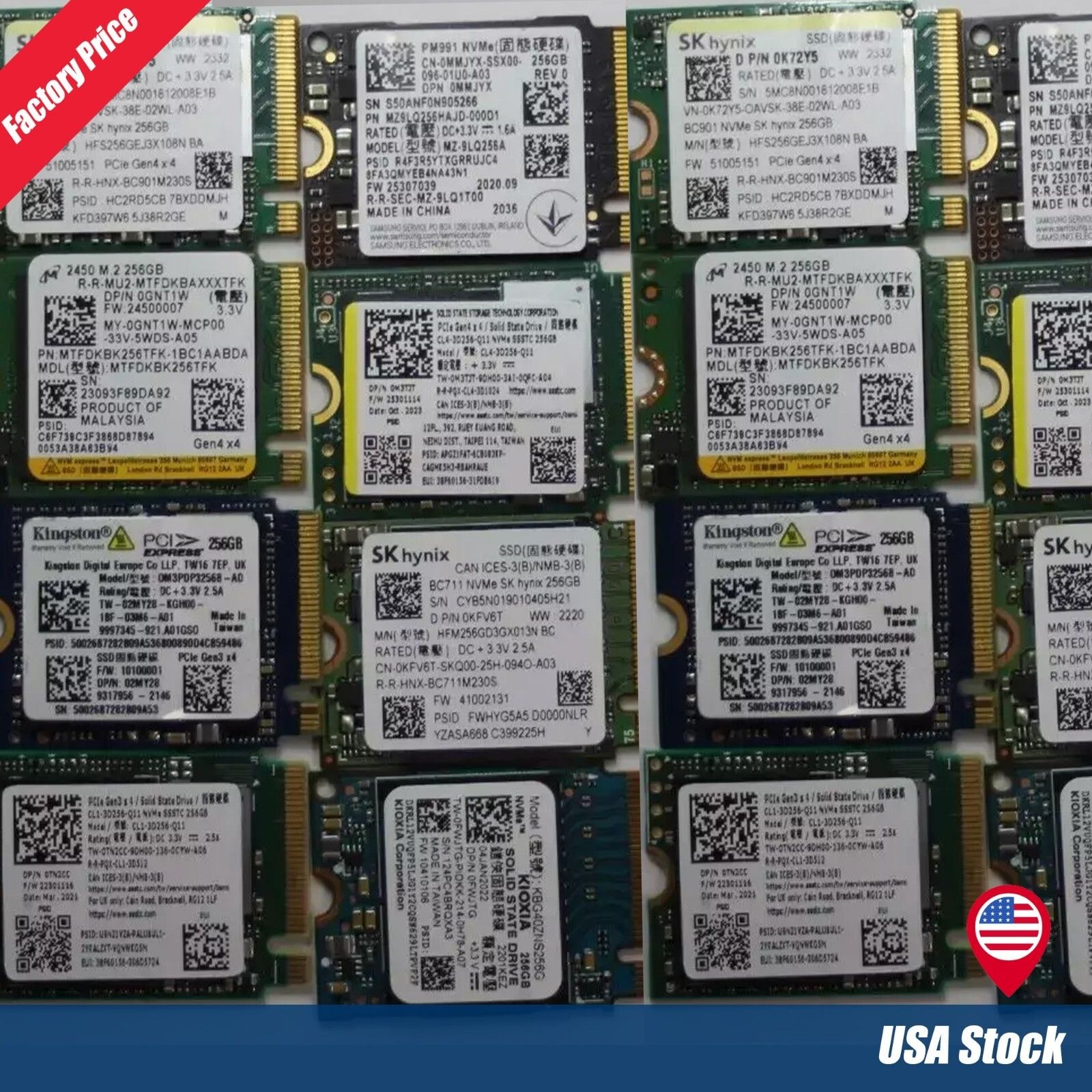 Kingston/FORESEE/Phison etc Kingston/FORESEE/Phison etc 커스텀 SSD 솔리드 스테이트 드라이브[세금포함] [정품] – Must Communicate Before Purchase, Orwise No S