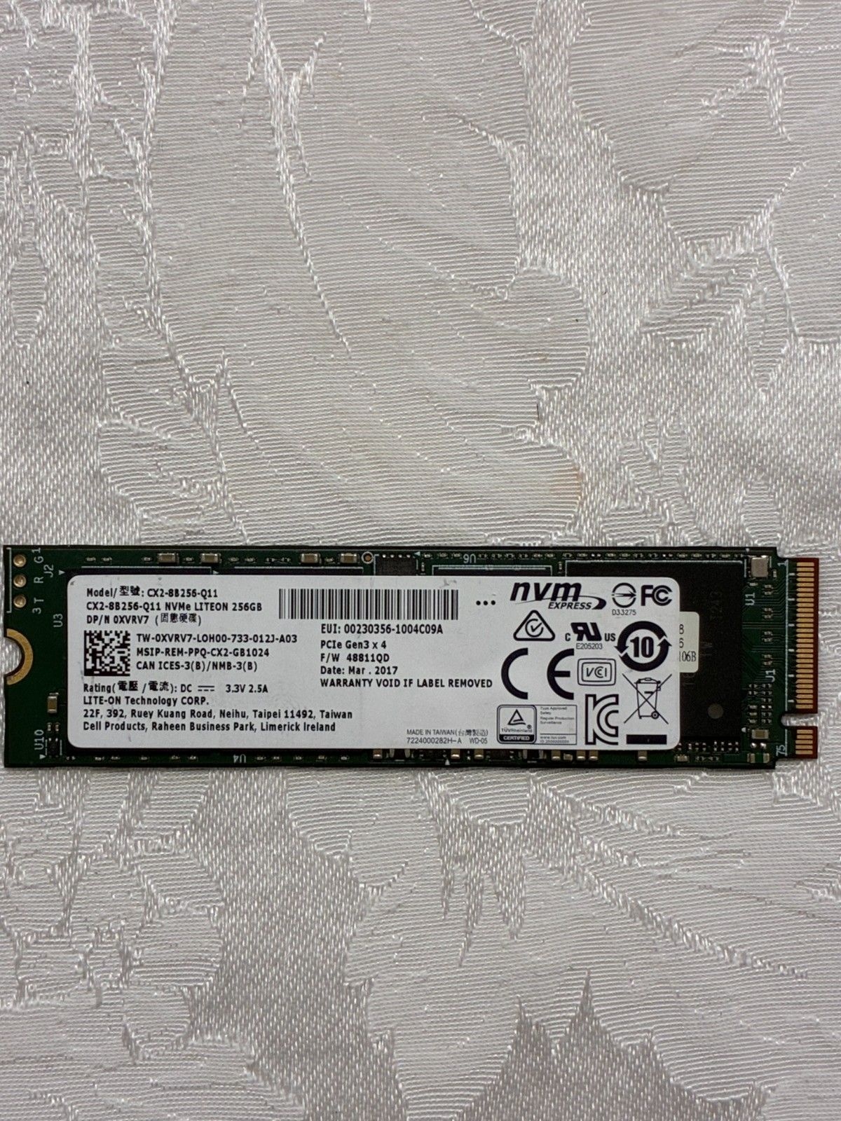 라이트-On CX2-8B256GB NVMe M.2 2280 PCIe Gen 3x4 SSD 솔리드 스테이트 드라이브[세금포함] [정품] 3394661 147145855817
