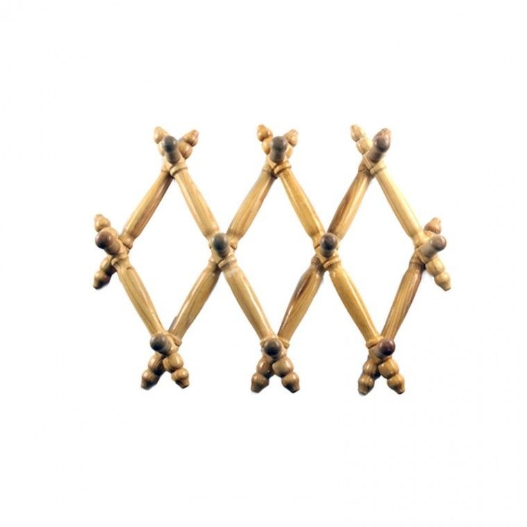 심스 옷걸이 다용도걸이 벽걸이 나무 조롱박 옷집게 옷정리 원목 플라스틱