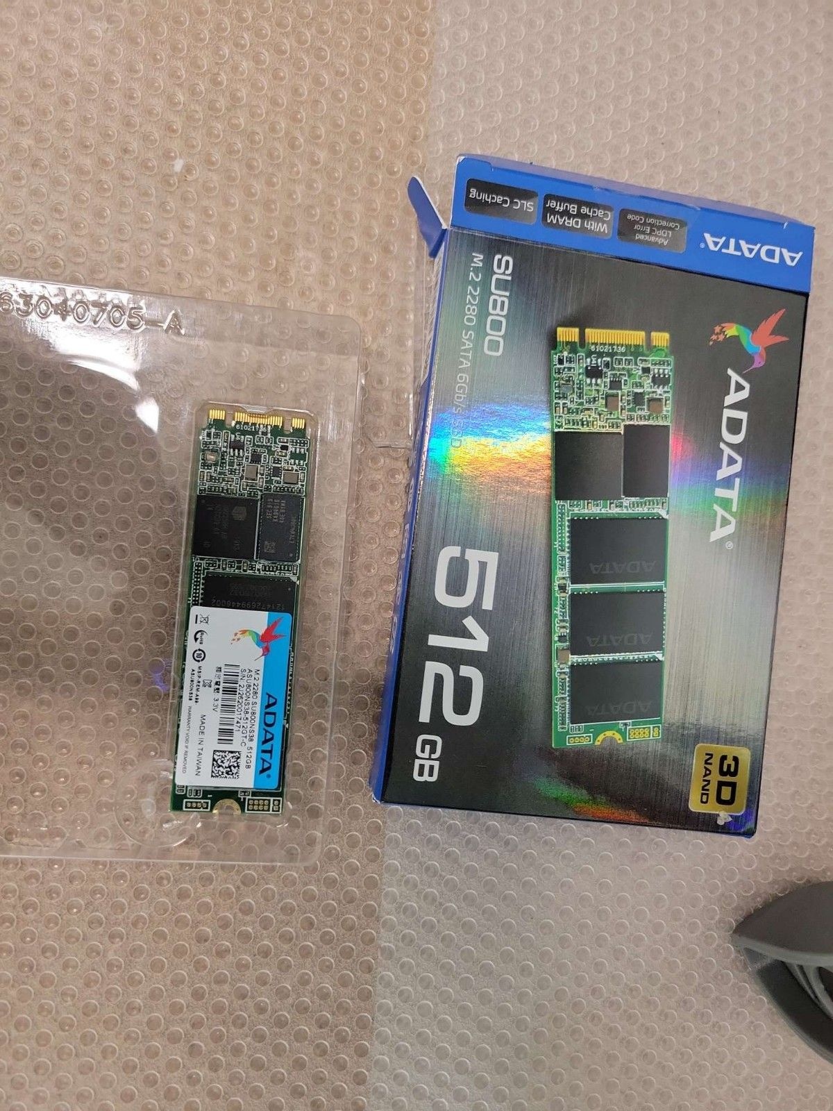 ADATA Adata Ultimate SU800 512GB m.2 2280 SATA 6GB/S SSD 솔리드 스테이트 드라이브[세금포함] [정품] Internal ASU800NS38-512GT-C 339395