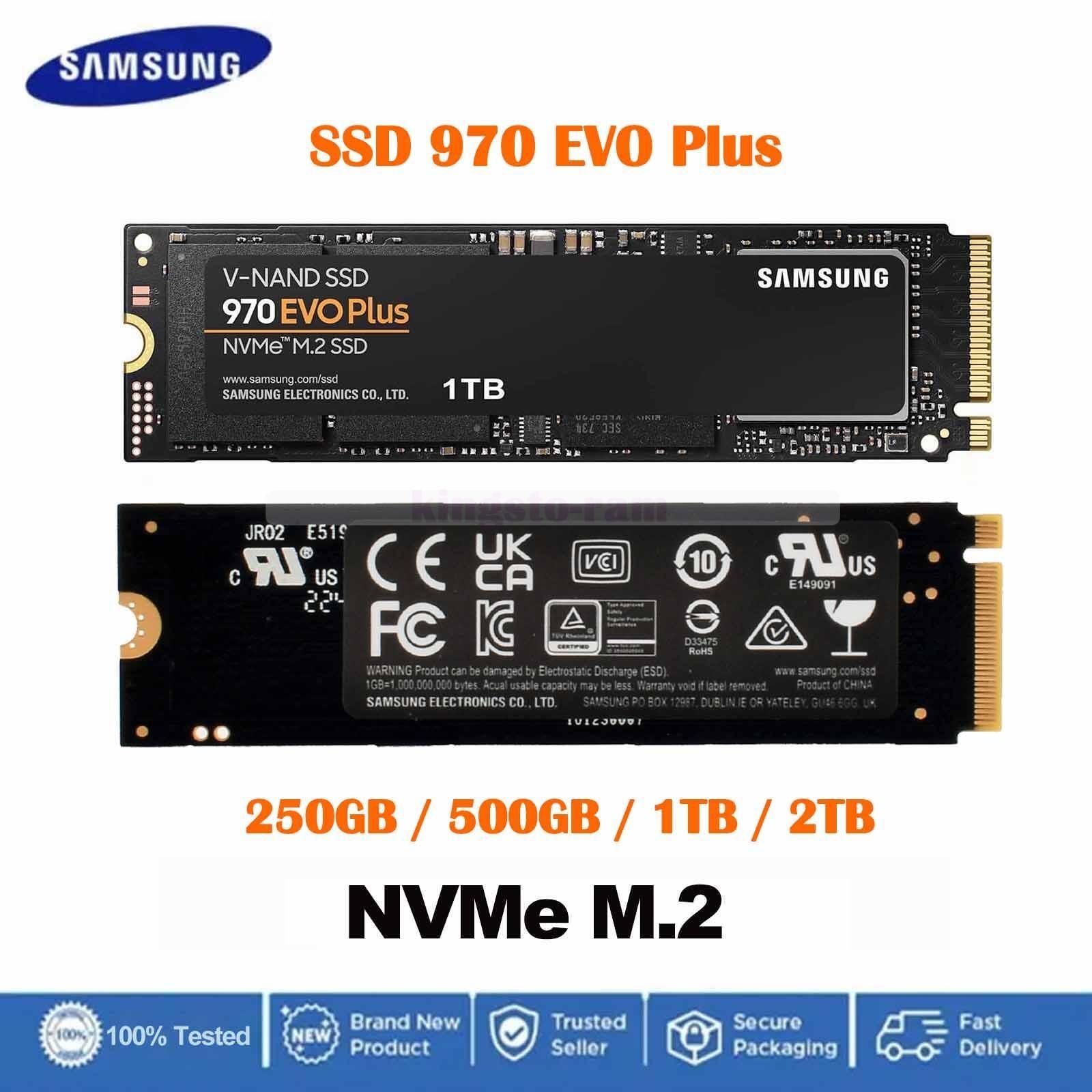 Samsung 삼성 SAMSUNG [세금포함] [정품] SSD 솔리드 스테이트 드라이브[세금포함] 970 EVO 플러스 250GB 500GB 1TB 2TB Internal NVMe Lot 3