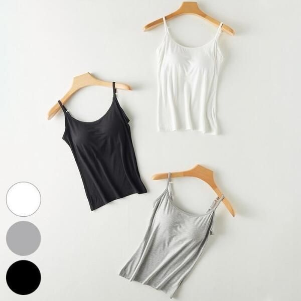 [강물처럼] 빅사이즈베이직나시 R261L410 모달끈조절브라탑나시 DG (23600207A)