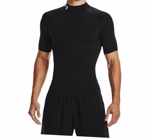 UNDERARMOUR UNDERARMOUR 히트기어 아머 컴프레션 모크넥 반팔티 1372586-001