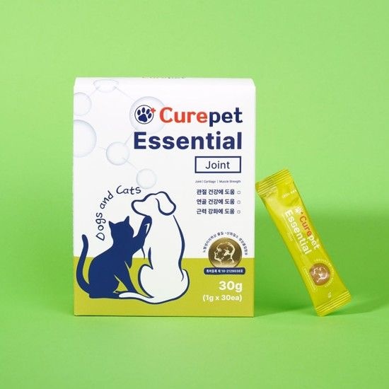 큐어펫 강아지 고양이 관절 슬개골 산화질소 영양제 애견영양제 반려동물영양제 사료 관절건강
