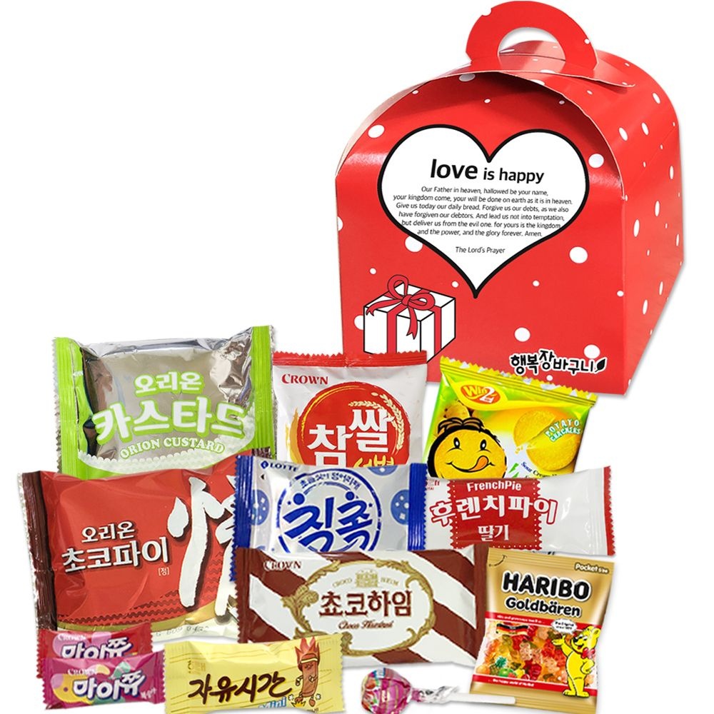 (행복장바구니)과자세트 러브미니세트B (11종 1세트)