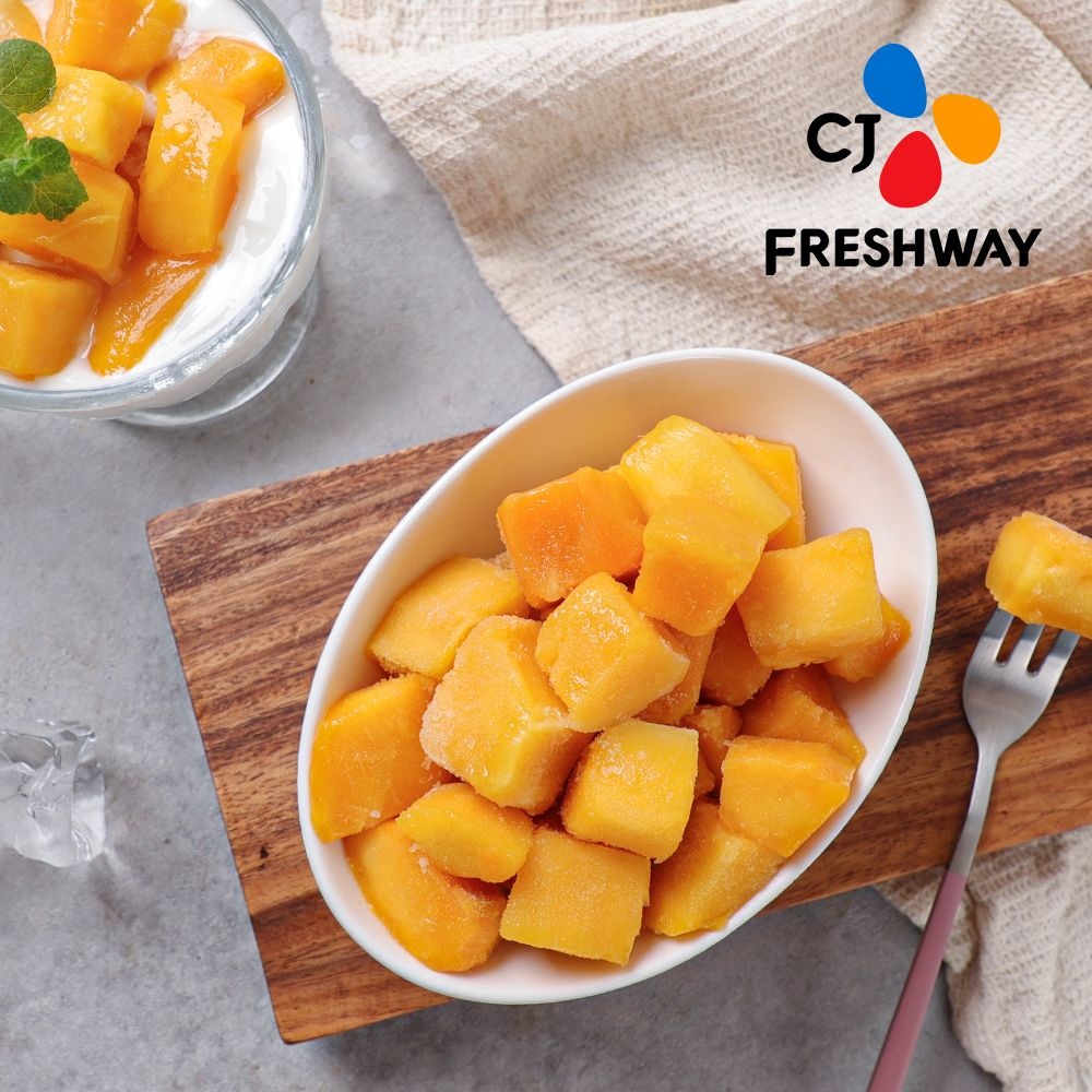 (현대Hmall) [CJ프레시웨이] 이츠웰 달콤한 아이스 골드 망고다이스 1kg 4개/베트남산
