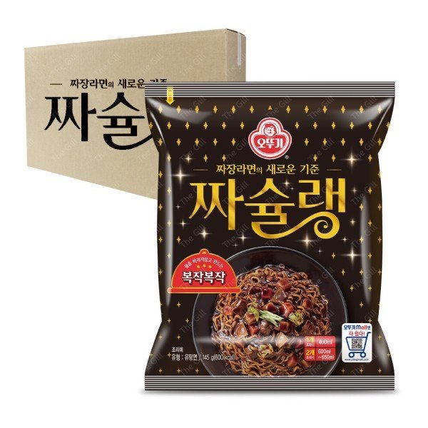 오뚜기 (박스) 짜슐랭 145g 40입 대용량 라면 짜장 국민 식사대용 캠핑 필수먹거리