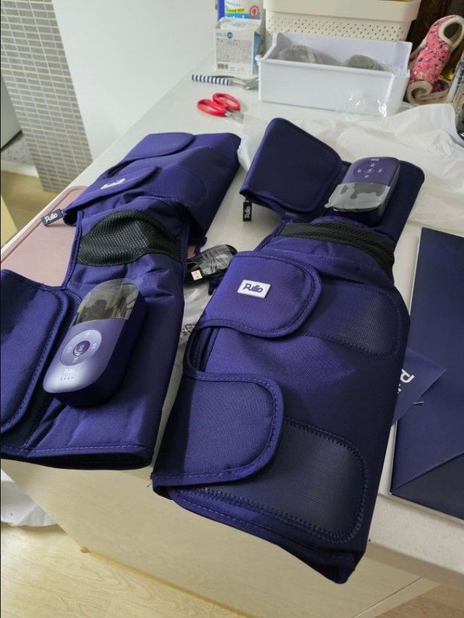풀리오 마사지, 풀리지 허벅지 마사지기(퍼플) + 쇼핑백M (선물 set)