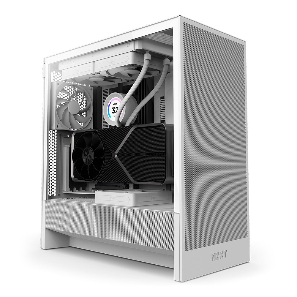 NZXT [NZXT 공인 판매처] H5 Flow V2 컴팩트 미드 타워 ATX 에어플로우 PC 케이스