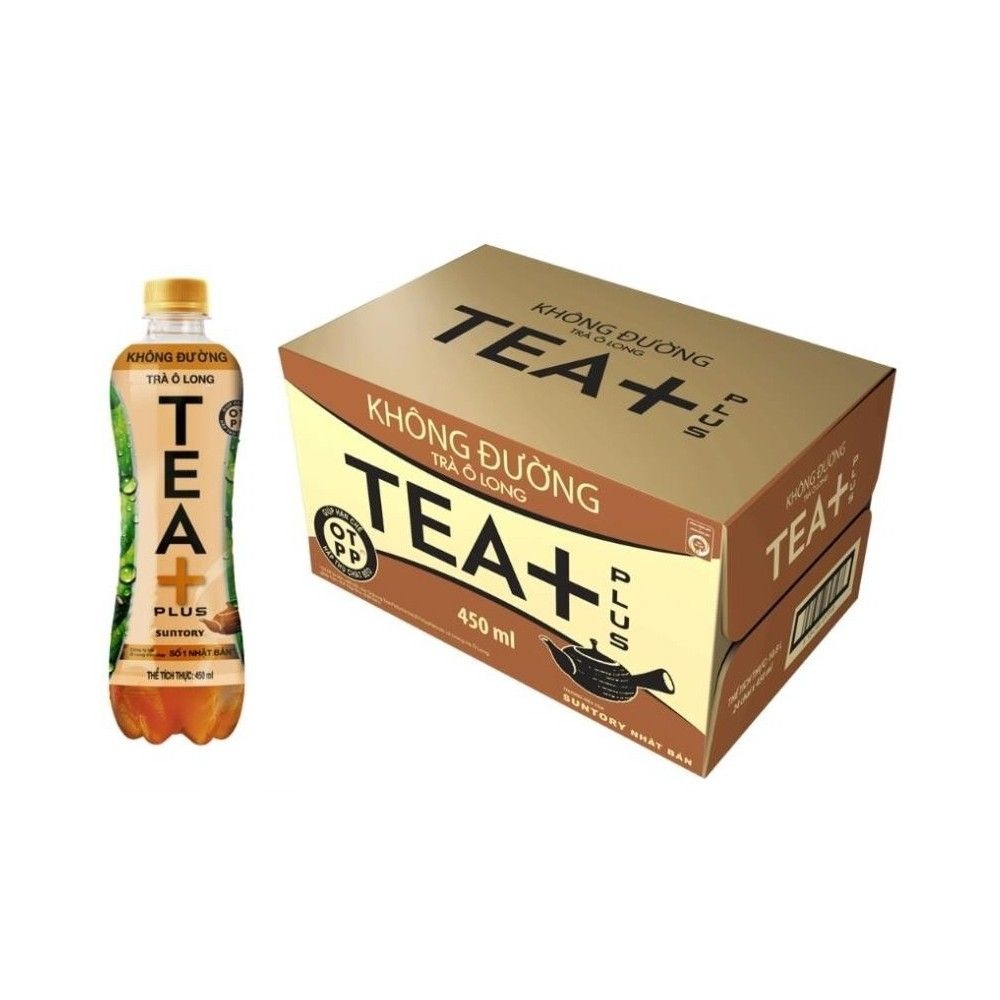 [해외] 베트남 티 플러스 무설탕 우롱차 450ml x 24병