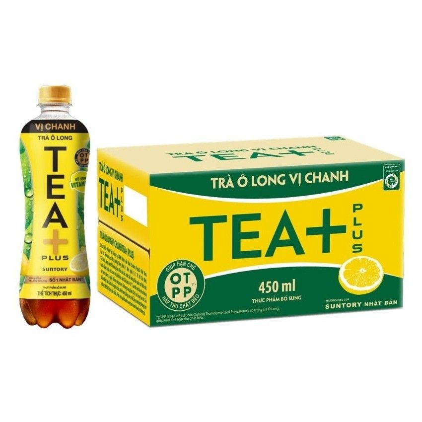 [해외] 베트남 티 플러스 레몬 우롱차 450ml x 24병
