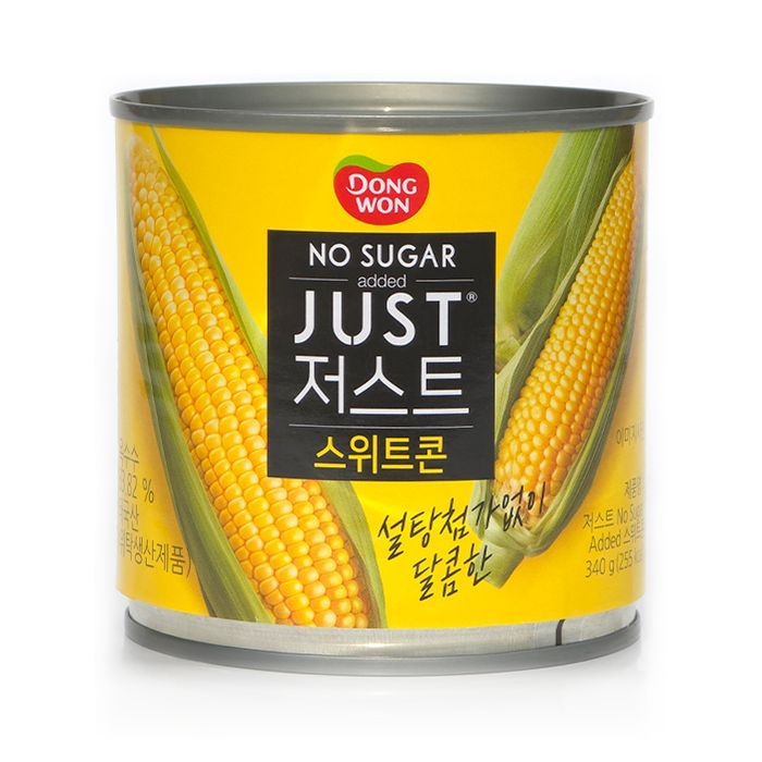 동원 저스트 노슈가 스위트콘 340g / 옥수수홀  피자 토핑