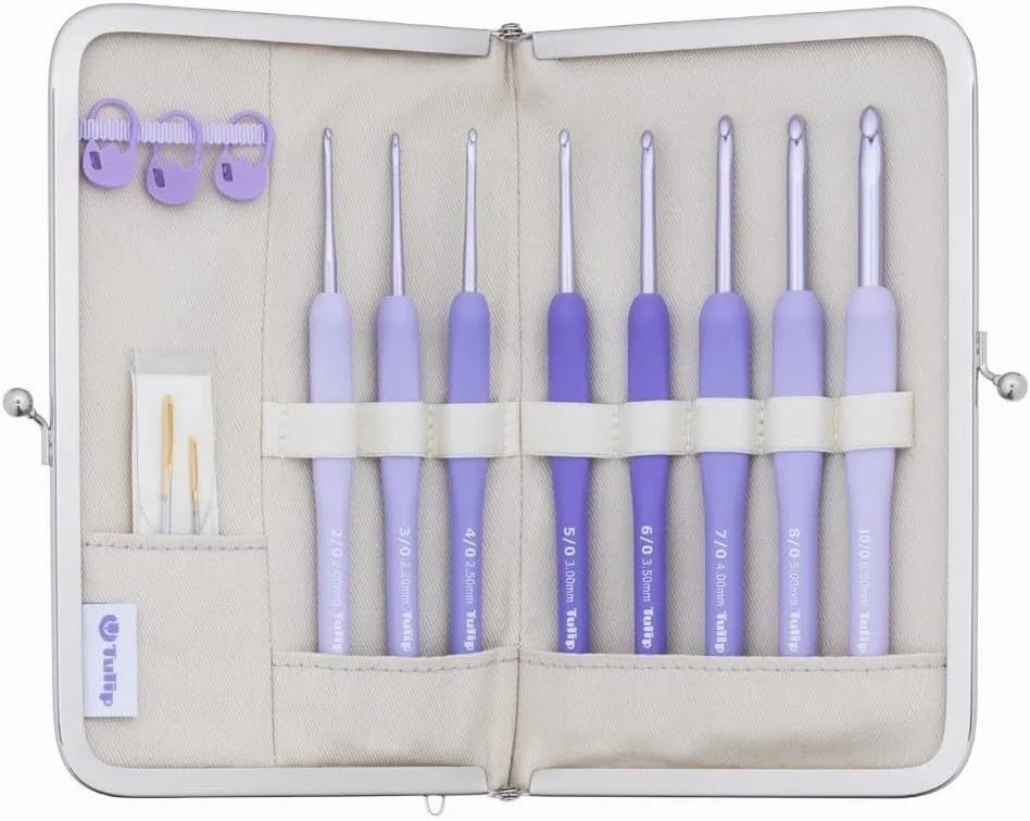 튤립 [해외] Tulip 튤립 에티모 무라사키 코바늘 세트 라벤더 프리미엄 TEM-001 뜨개질 DIY