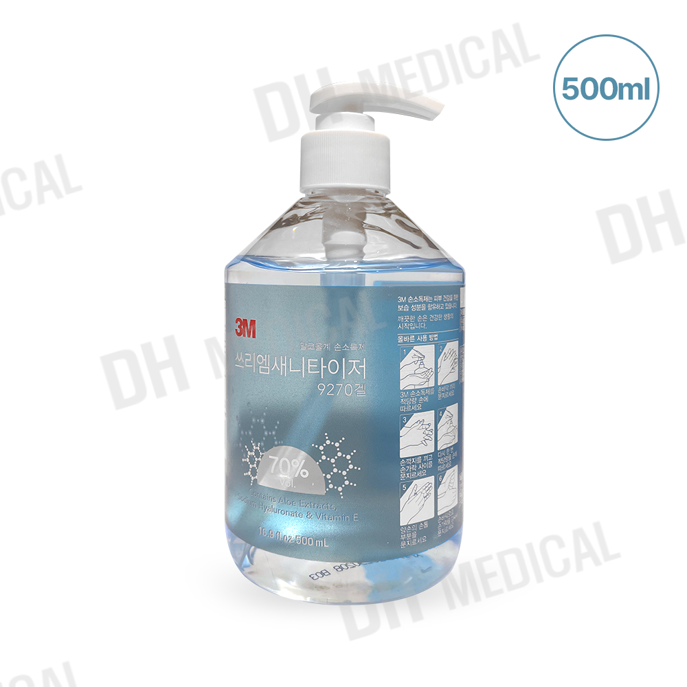 3M 손소독제 세니타이저 (에탄올70%) 500ml