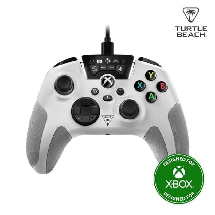 터틀비치 유선 컨트롤러 리콘 게임패드 FC온라인 게임 화이트