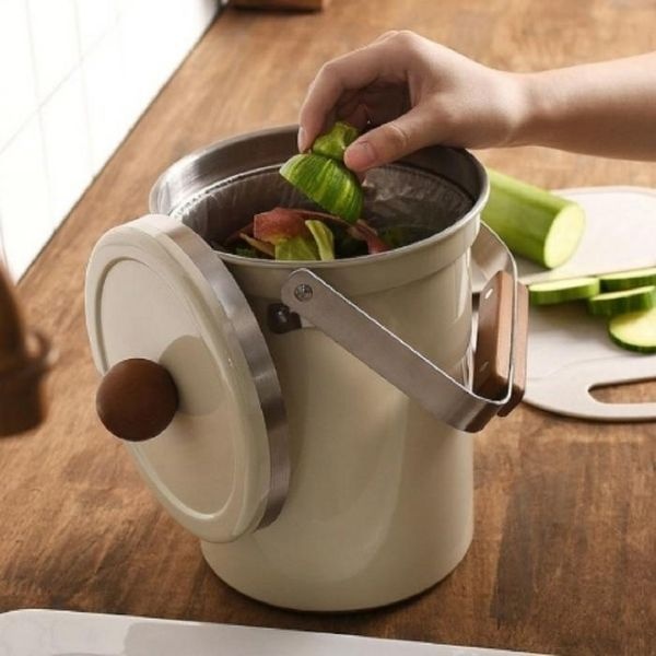 셀러허브 [하프클럽]음쓰통 가정용 음식물쓰레기통 3L 수거통 잔반 처리기