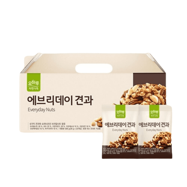 오하루 에브리데이 견과 하루한봉 견과류세트 20g X 25개입