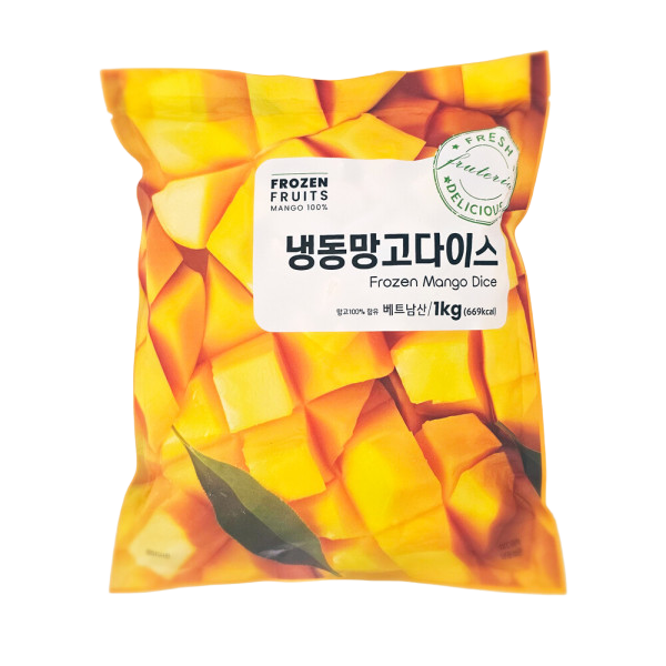 이안 냉동망고 다이스 5kg(1kg x 5팩)/베트남산