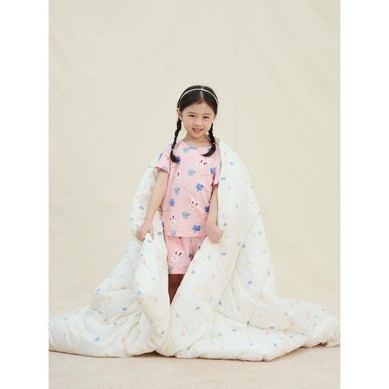 빈폴키즈 <매장정품> [TAG 69000원][빈폴키즈] SUMMER DAYS 빙키 여름 상하세트 라이트 핑크 (BI5342G90Y) 244862