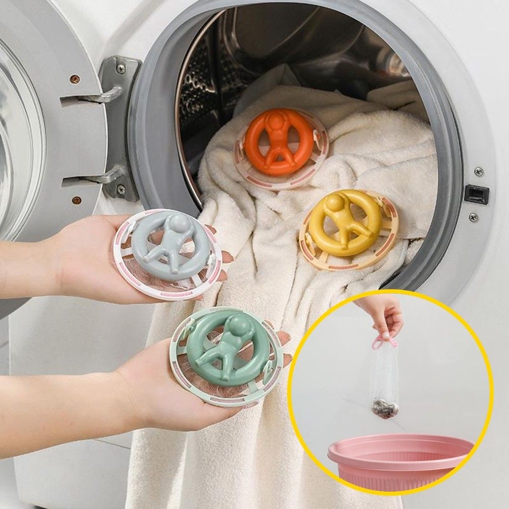 수영맨 일회용 리필 통돌이 드럼 세탁기 세탁 먼지 제거 먼지망 거름망 세탁볼 먼지볼 동물 털