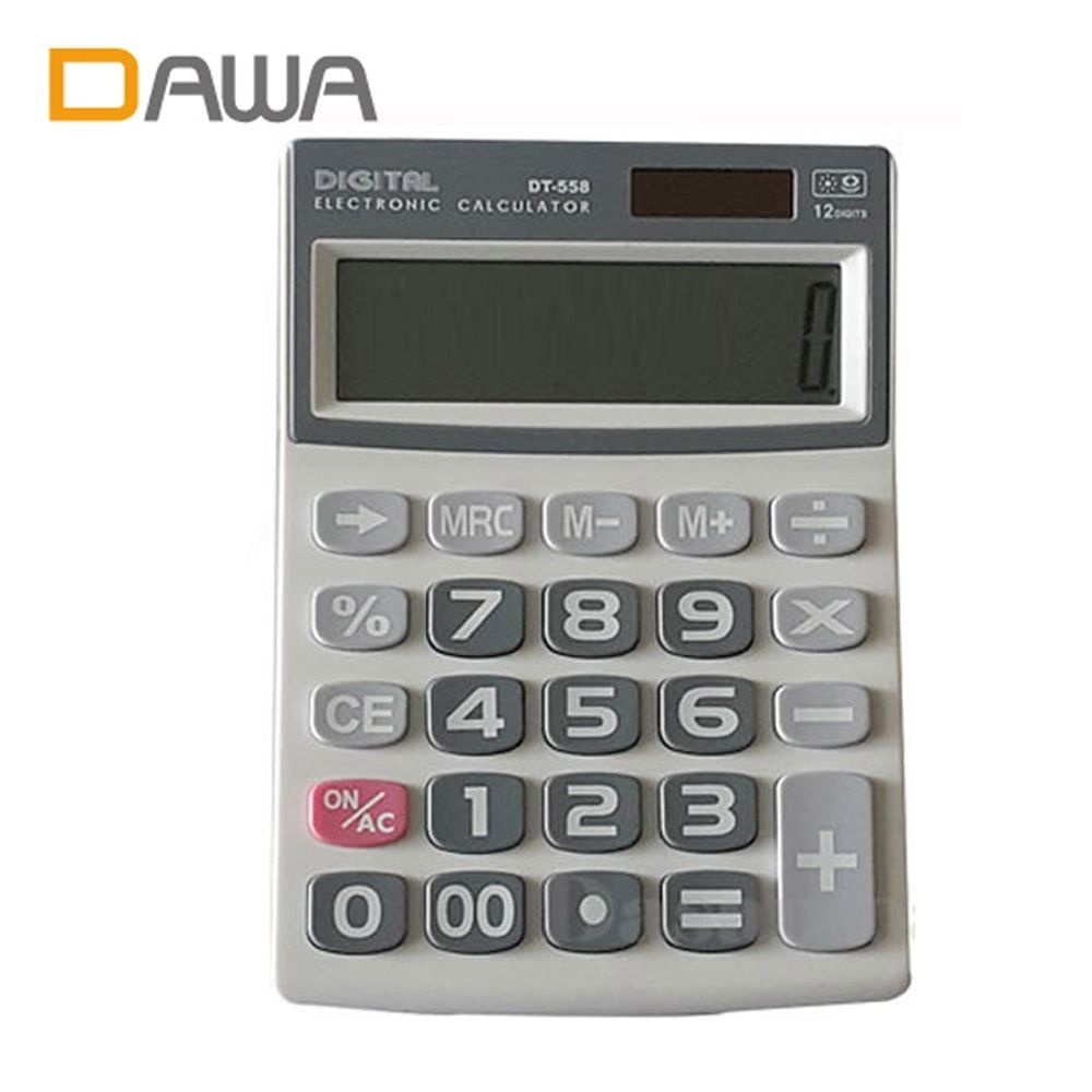 빅버튼 다와 전자계산기 DT558 계산기 자동 상업용 전자 전기