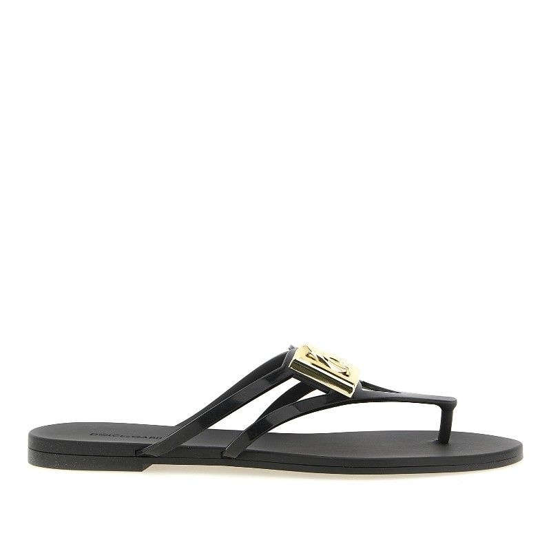 돌체앤가바나 크로스 DG 로고 컷아웃 슬라이드 CW2418AY817 8E831