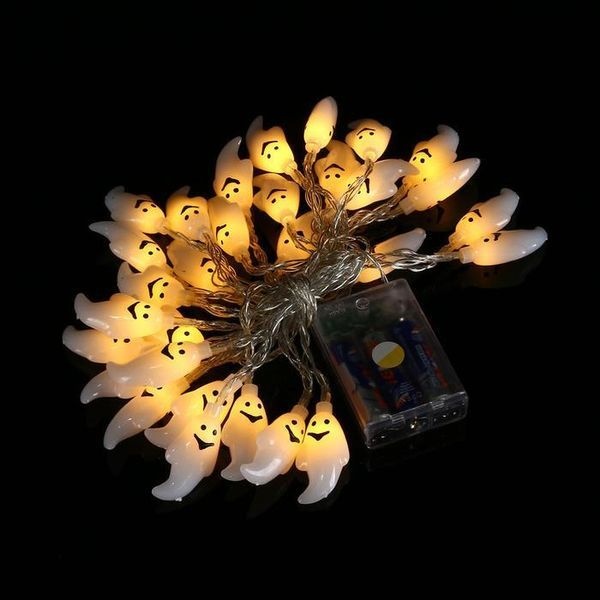 [하프클럽]30구 LED 할로윈 유령 이벤드 가랜드 전구(4.5M)