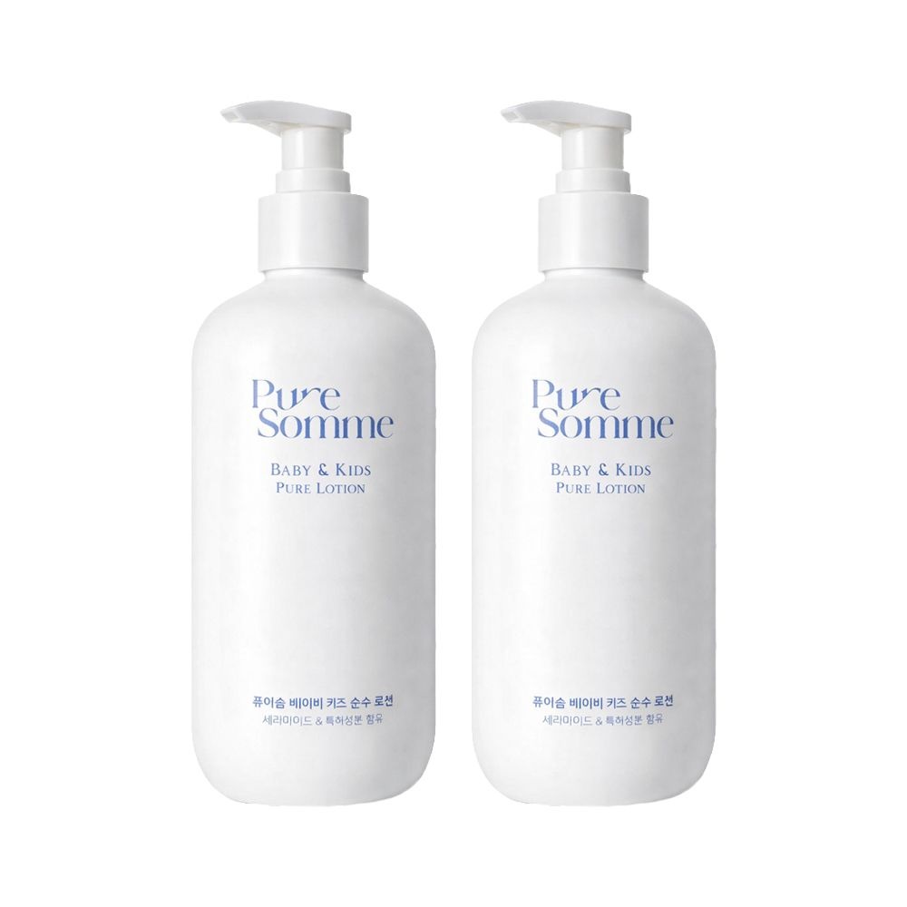퓨어솜 베이비 앤 키즈 퓨어 로션 360ml, 2개, 트리플클린 약산성 아토케어