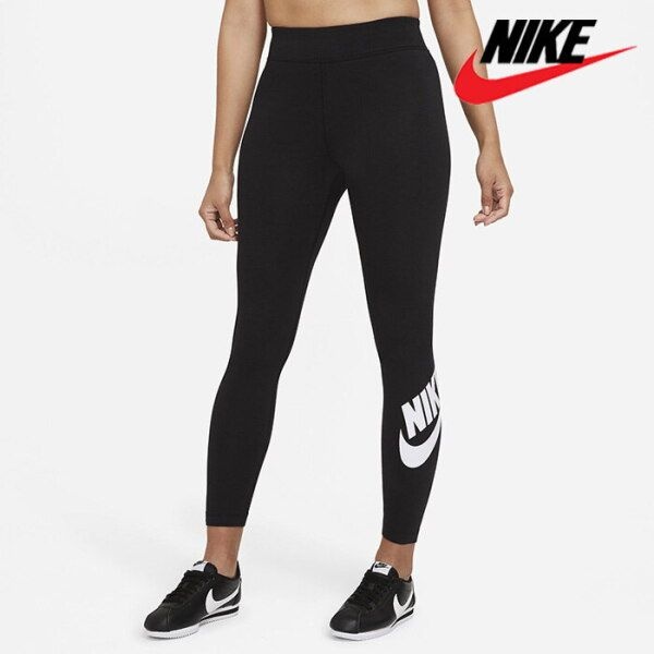 나이키 [나이키] 레깅스 /W3- CZ8529-010 / 스포츠웨어 에센셜 프렌치 테리 타이츠