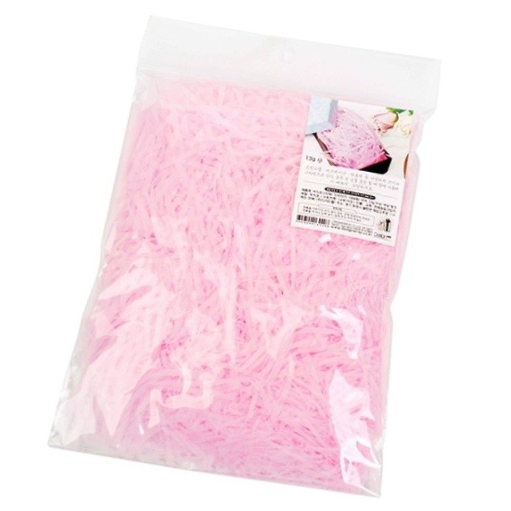 디버스조이협력사 기븐 부직포스타핑 핑크 약13G 포장용스타핑 택배포장재 포장충전재