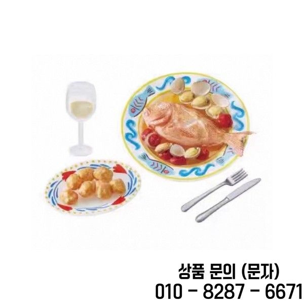 리멘트 오리지널 이탈리안 레스토랑 거리 모퉁이 미니어처 식품 놀이 세트
