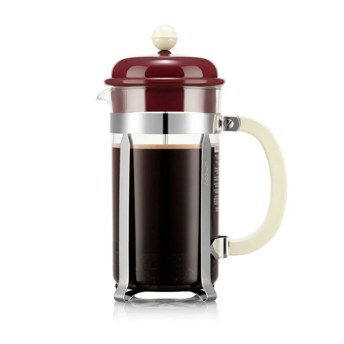 [해외] BODUM 보덤 프렌치프레스 CAFFETTIERA 1000ml RichBurgundy 커피 메이커