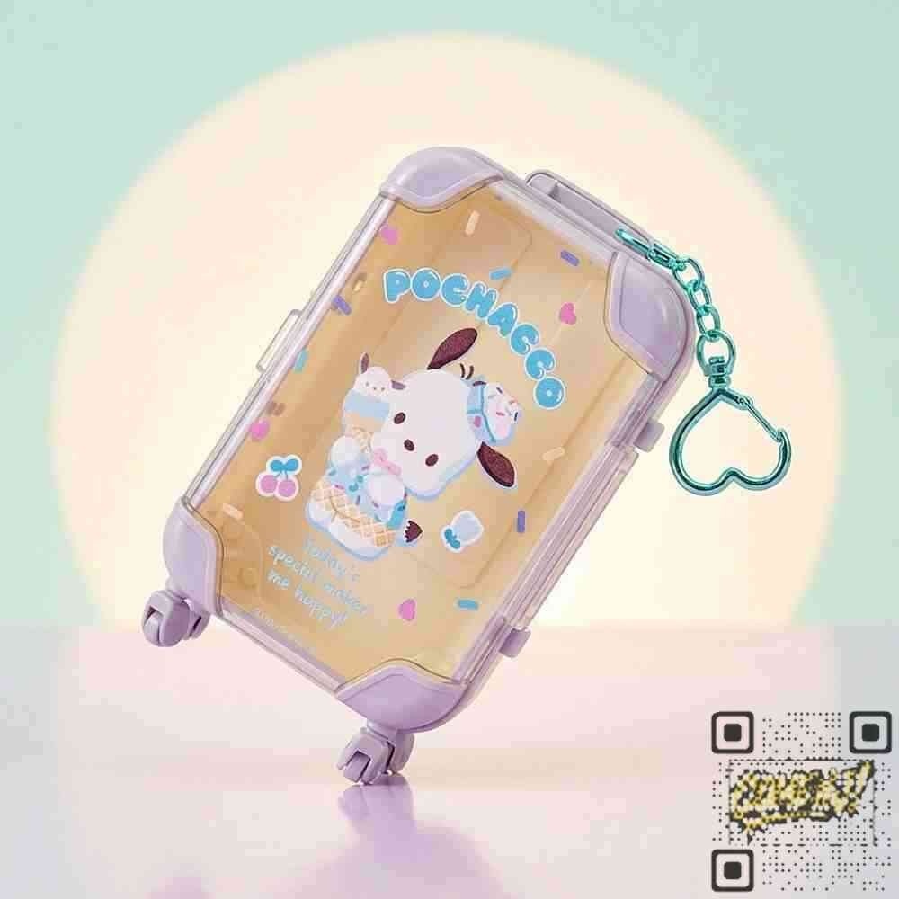 캐릭터 미니 캐리어 키링 동전지갑 파우치형 백팩장식