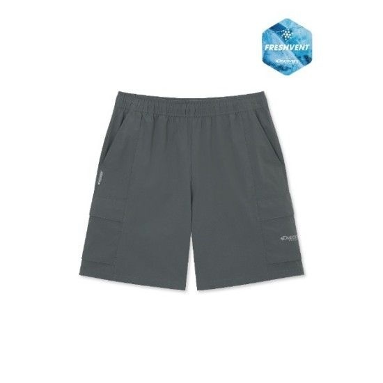 디스커버리키즈반바지 AQS DKTB76053-GRD 키즈 프레시벤트 경량 우븐 포켓 포인트 트레이닝 반바지
