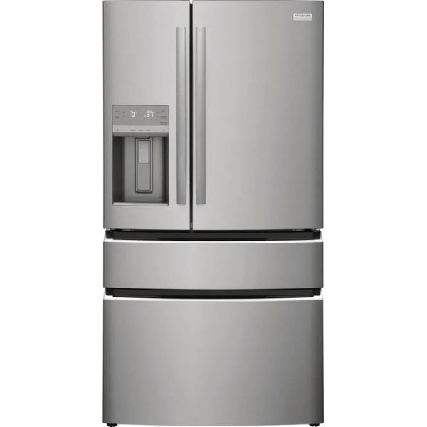Frigidaire [해외] Frigidaire GRMC2273C 36인치 폭 21.5cu.ft. 에너지 스타 인증 프렌치 도어 냉장고 플렉스 온도 조절 서랍 포함 - 스테인리