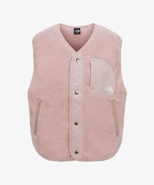 <매장정품> 노스페이스 THE NORTH FACE NV4FR57D 테디 플리스 베스트 LIGHT PINK 625896